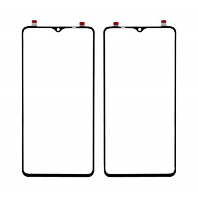 Replacement Front Glass For Oneplus 7t Black By - Maxbhi Com