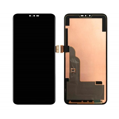 Lcd With Touch Screen For Lg V50 Thinq 5g White By - Maxbhi Com