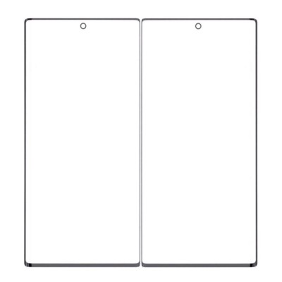 Replacement Front Glass For Samsung Galaxy Note 10 Plus 5g Black By - Maxbhi Com