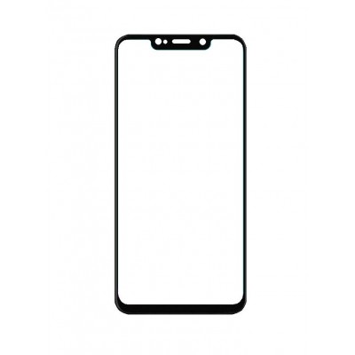 Replacement Front Glass For Tecno Pouvoir 3 Black By - Maxbhi Com