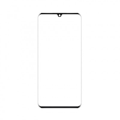 Replacement Front Glass For Zte Axon 10 Pro 5g Black By - Maxbhi Com