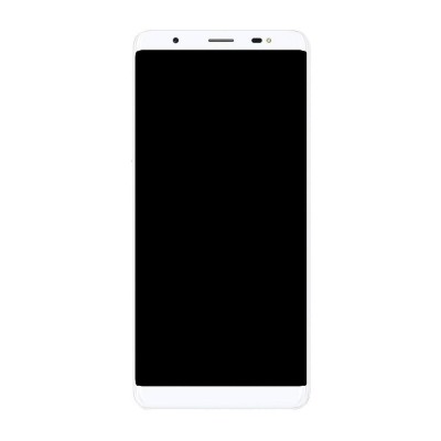 Lcd With Touch Screen For Lava Z81 White By - Maxbhi Com
