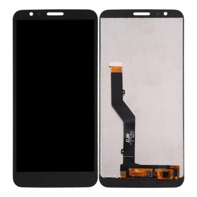 Lcd With Touch Screen For Motorola Moto E6 Black By - Maxbhi Com