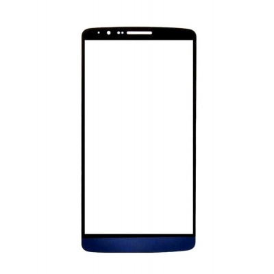 Replacement Front Glass For Lg G3 Ls990 Blue By - Maxbhi Com