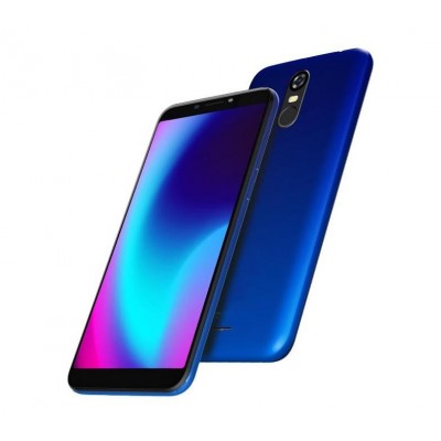 Back Panel Cover For Blu C6 2019 Blue - Maxbhi Com