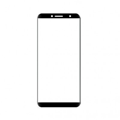 Replacement Front Glass For Blu C6 2019 Black By - Maxbhi Com