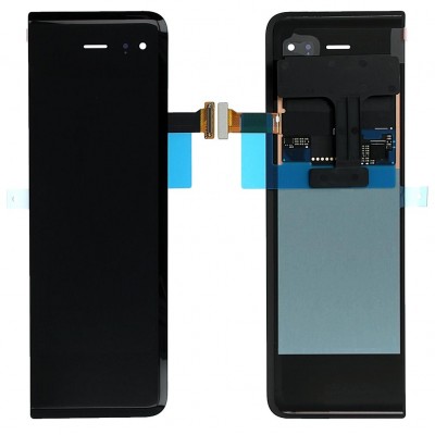 LCD with Touch Screen for Samsung Galaxy Fold 5G Black