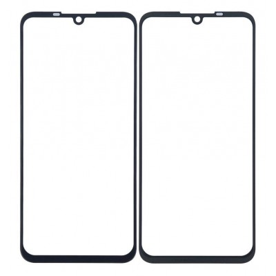Replacement Front Glass For Motorola One Zoom Black By - Maxbhi Com