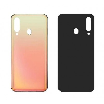 Back Panel Cover For Samsung Galaxy A60 Orange - Maxbhi Com