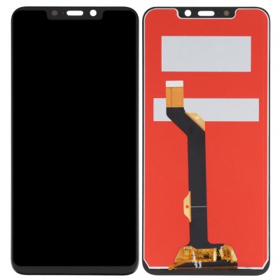 Lcd With Touch Screen For Infinix Note 6 Black By - Maxbhi Com