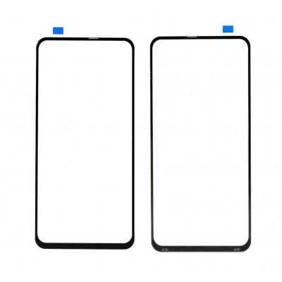 Replacement Front Glass For Samsung Galaxy A60 Black By - Maxbhi Com