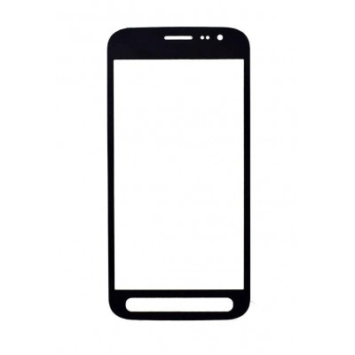 Replacement Front Glass For Samsung Galaxy Xcover 4s Black By - Maxbhi Com