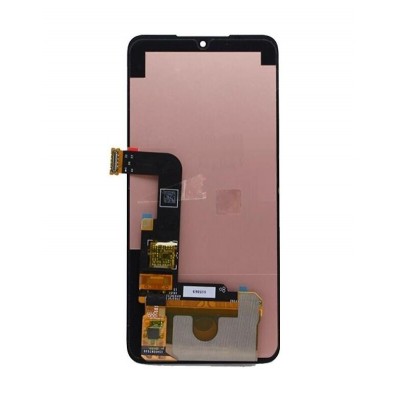 Lcd With Touch Screen For Lg G8x Thinq Black By - Maxbhi Com