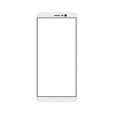 Replacement Front Glass For Wiko Y80 White By - Maxbhi Com