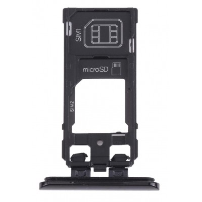 Sim Card Holder Tray For Sony Xperia 5 Black - Maxbhi Com