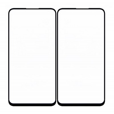 Replacement Front Glass For Honor 9x Black By - Maxbhi Com