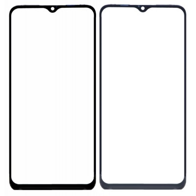 Replacement Front Glass For Realme 5s Black By - Maxbhi Com