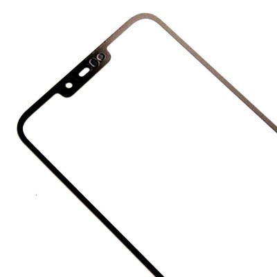 Replacement Front Glass For Huawei Honor 8c Red By - Maxbhi Com