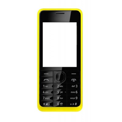 Full Body Housing For Nokia 301 Yellow - Maxbhi Com