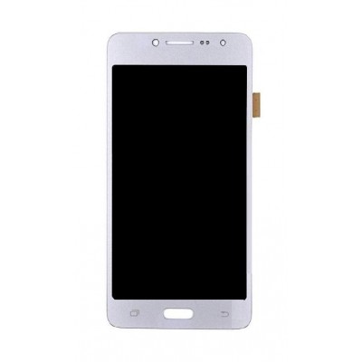 Lcd With Touch Screen For Samsung Galaxy J2 Prime White By - Maxbhi Com