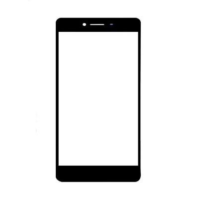 Replacement Front Glass For Oppo A53 Black By - Maxbhi Com