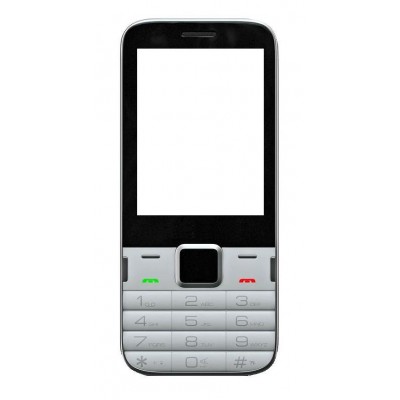 Full Body Housing For Karbonn Sound Wave K451 Silver Black - Maxbhi Com
