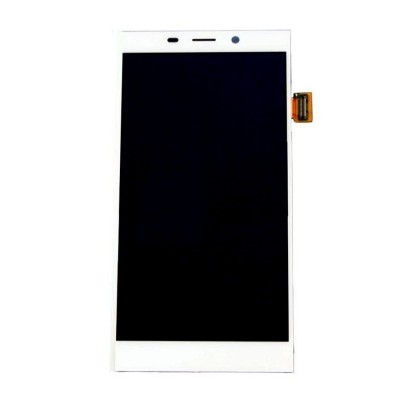 Lcd With Touch Screen For Gionee Elife E7 White By - Maxbhi Com