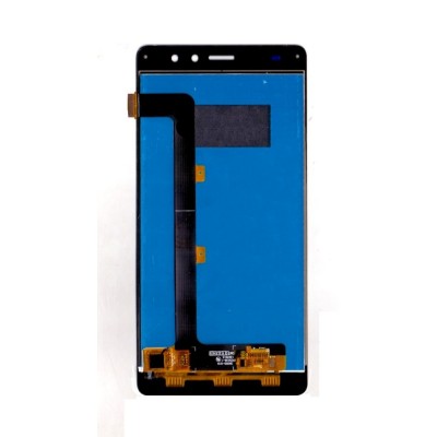 Lcd With Touch Screen For Lava X50 Plus Black By - Maxbhi Com