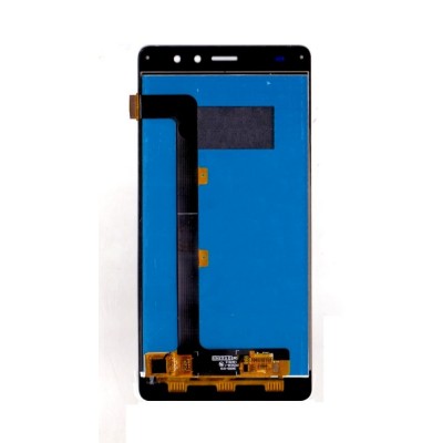 Lcd With Touch Screen For Lava X50 Plus Blue By - Maxbhi Com