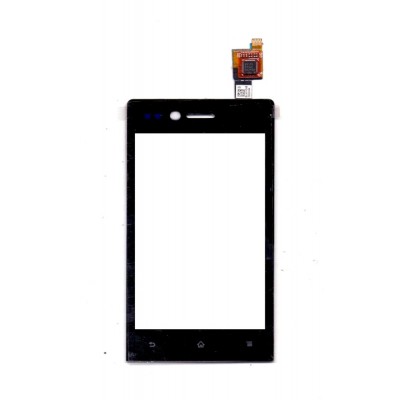 Touch Screen Digitizer For Sony Xperia Miro St23a White By - Maxbhi Com