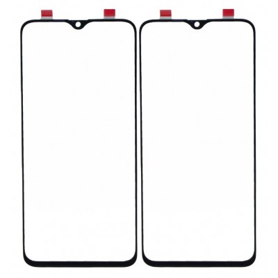 Replacement Front Glass For Realme X2 Black By - Maxbhi Com