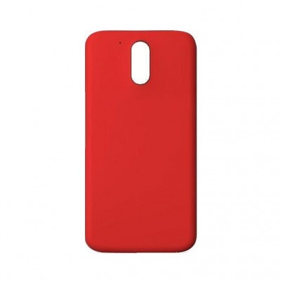 Back Panel Cover For Moto G4 Plus Red - Maxbhi Com