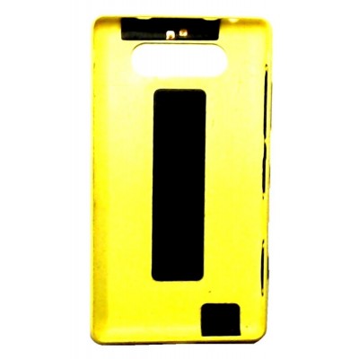 Back Panel Cover For Nokia Lumia 820 Yellow - Maxbhi Com