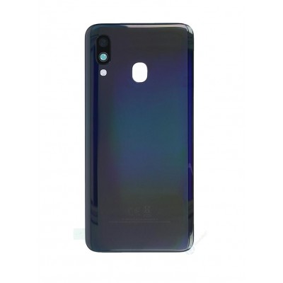 Back Panel Cover For Samsung Galaxy A40 Black - Maxbhi Com