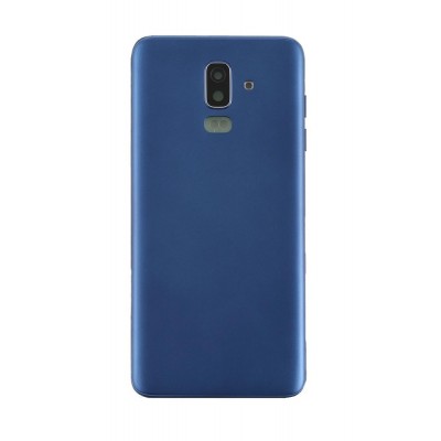 Back Panel Cover For Samsung Galaxy J8 2018 Blue - Maxbhi Com
