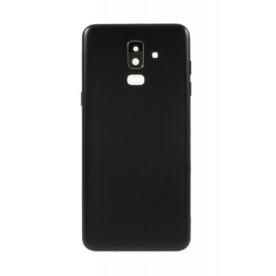 Back Panel Cover For Samsung Galaxy J8 Plus Black - Maxbhi Com