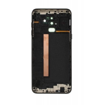 Back Panel Cover For Samsung Galaxy J8 Plus Black - Maxbhi Com