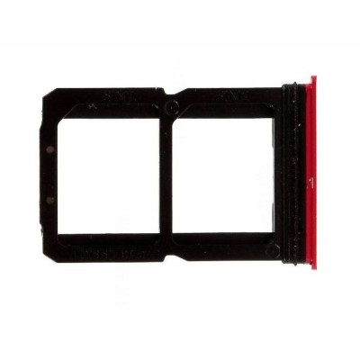Sim Card Holder Tray For Oneplus 6 Red - Maxbhi Com