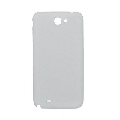 Back Cover For Samsung Galaxy Note Ii N7100 Silver - Maxbhi Com