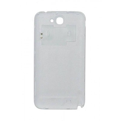 Back Cover For Samsung Galaxy Note Ii N7100 Silver - Maxbhi Com