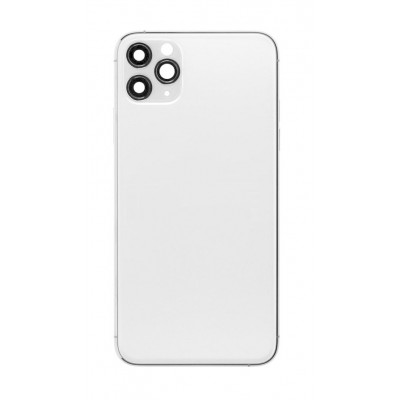 Full Body Housing For Apple Iphone 11 Pro Max Silver - Maxbhi Com