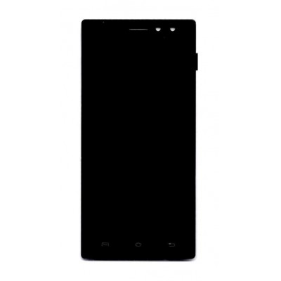 Lcd With Touch Screen For Lava X41 Plus Black By - Maxbhi Com