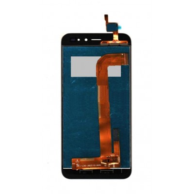 Lcd With Touch Screen For Intex Aqua Lions X1 White By - Maxbhi Com