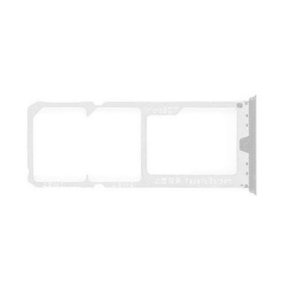 Sim Card Holder Tray For Oppo F7 Silver - Maxbhi Com