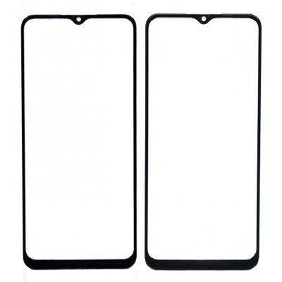 Replacement Front Glass For Realme 5i Black By - Maxbhi Com