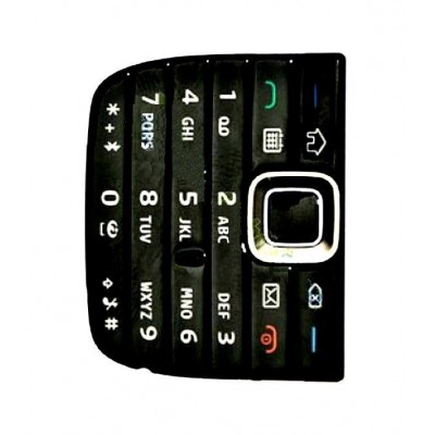 Keypad For Nokia E75 Silver Black - Maxbhi Com