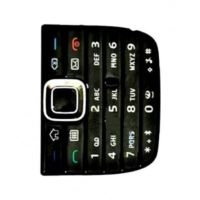 Keypad For Nokia E75 Silver Black - Maxbhi Com
