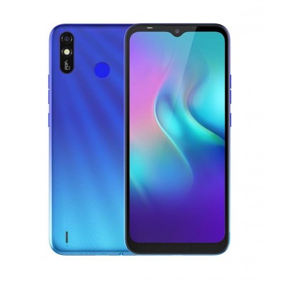 Back Panel Cover For Tecno Pop 3 Plus Blue - Maxbhi Com