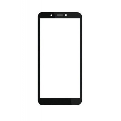 Replacement Front Glass For Nokia C1 Black By - Maxbhi Com