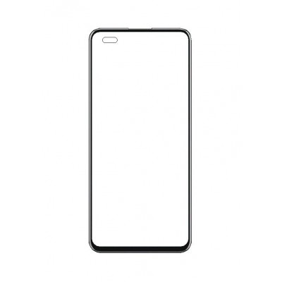 Replacement Front Glass For Honor V30 Pro Black By - Maxbhi Com